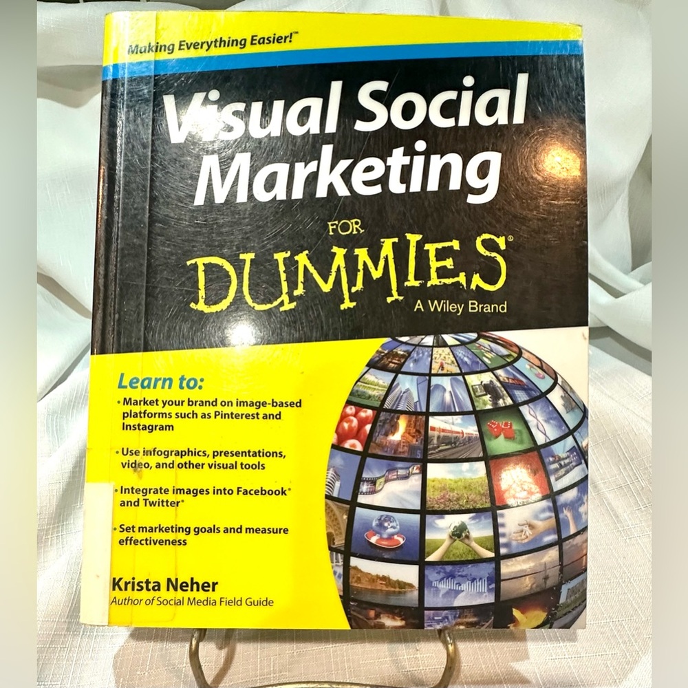 Visual Social Marketing for Dummies Book -A Wiley Brand